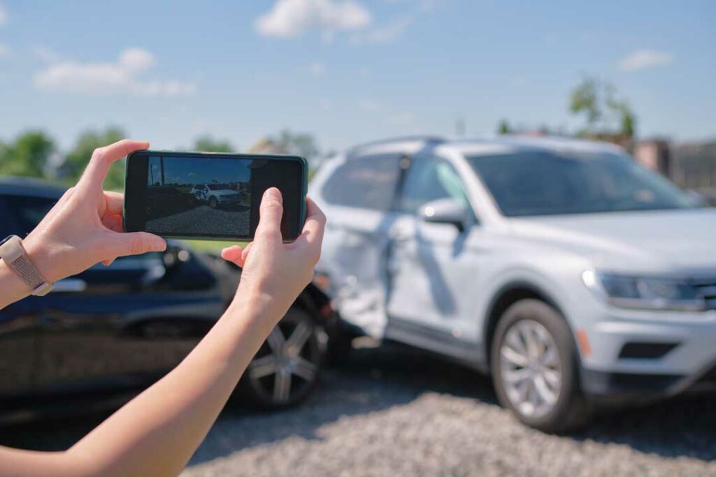 car accident involving a rideshare vehicle