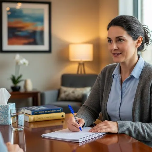 Mental health professional evaluating client for a PSD letter